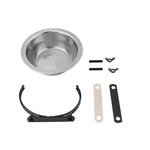 Ciotola per cani in stile sospensione in acciaio inossidabile, misura: M, Size: Medium