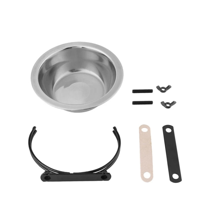 Ciotola per cani in stile sospensione in acciaio inossidabile, misura: M, Size: Medium