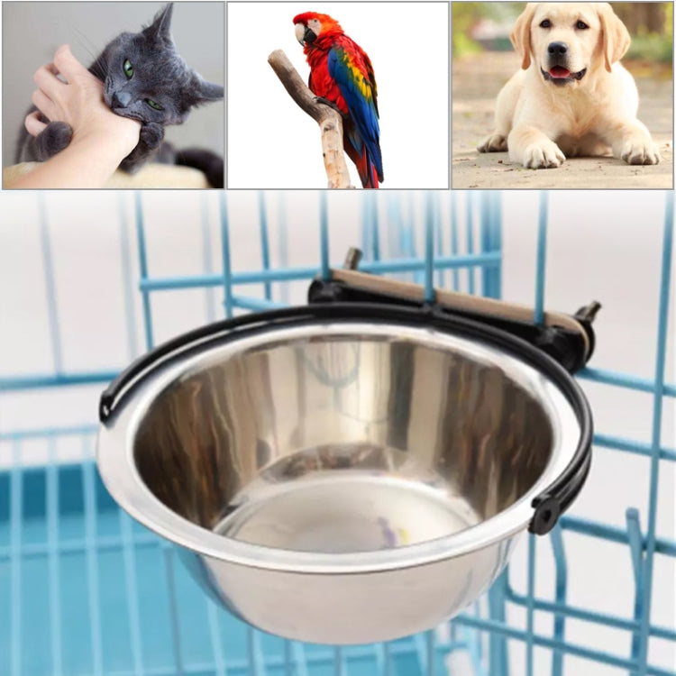 Ciotola per cani in stile sospensione in acciaio inossidabile, dimensioni: Mini, Size: Mini