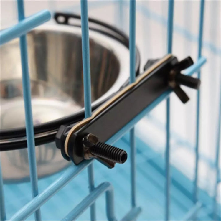 Ciotola per cani in stile sospensione in acciaio inossidabile, dimensioni: Mini, Size: Mini