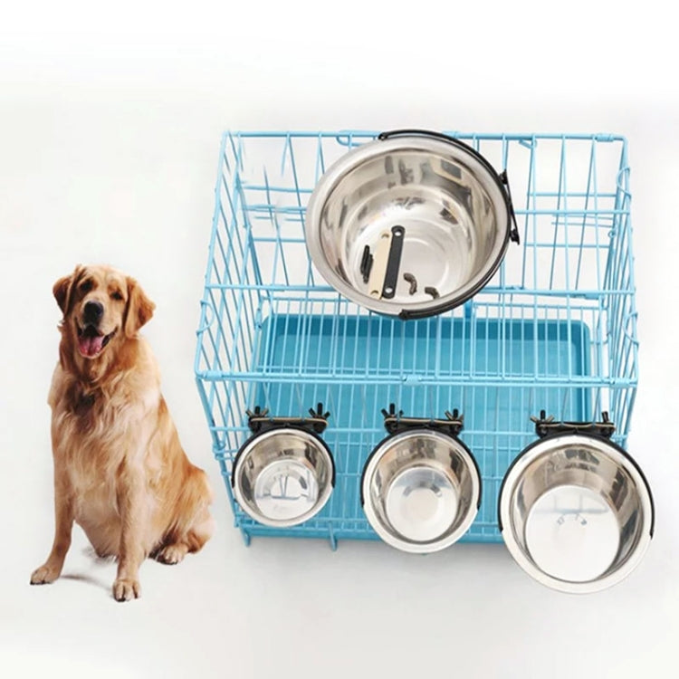 Ciotola per cani in stile sospensione in acciaio inossidabile, dimensioni: Mini, Size: Mini