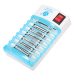 Lampada notturna antizanzare 4 LED luce blu US Plug