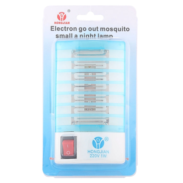 Lampada notturna antizanzare 4 LED luce blu US Plug
