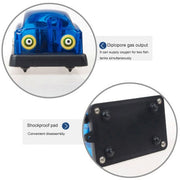 SOBO SB-348A Pompa ad aria per ossigeno per acquario con flusso regolabile a doppia uscita da 5 W, 5W  Double Outlets