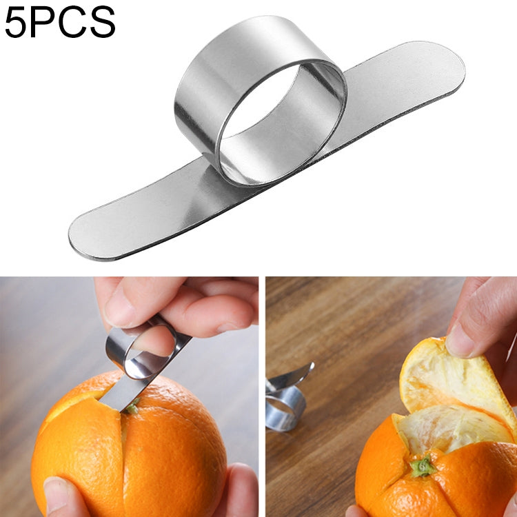 Strumento per sbucciare arance in acciaio inox 5 pezzi