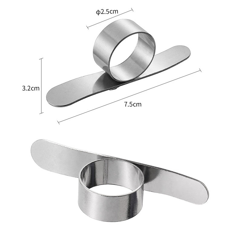 Strumento per sbucciare l'arancia con apertura a dito in acciaio inossidabile da 5 pezzi, 5 PCS Stainless Steel