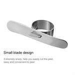 Strumento per sbucciare arance in acciaio inox 5 pezzi