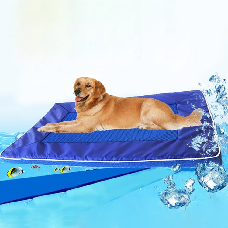 Cuscino estivo per cani, lettino per animali domestici, cuscino per rinfrescare, staccabile, per tappetino per cani, medio, dimensioni: 63 x 44 x 4 cm., Size:63*44*4cm