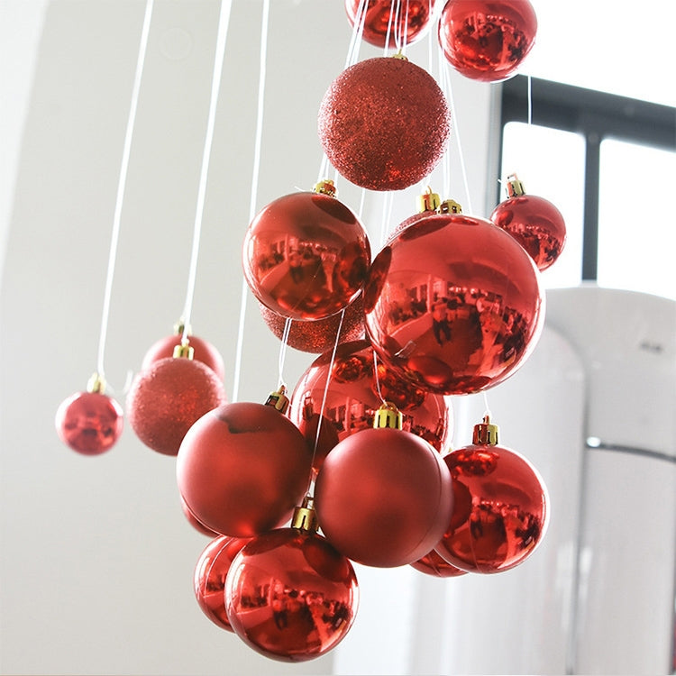 Decorazioni Natale plastica placcata 4 cm da appendere