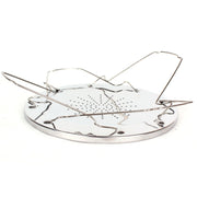 Attrezzi da campeggio all'aperto Portapane pieghevole da campeggio pieghevole in acciaio inossidabile a 4 fette, Bread Toast Rack