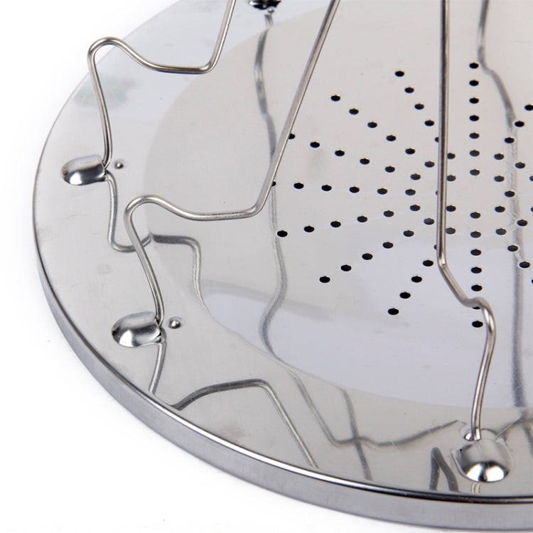 Portapane pieghevole in acciaio inox per 4 fette 22x12 cm