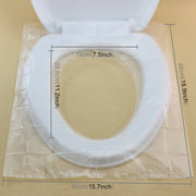 Tappetino per carta igienica usa e getta da viaggio da 50 pezzi, 50 PCS Toilet Seat Cover