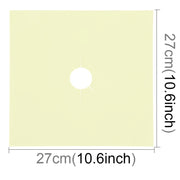 Tampone protettivo per la pulizia del piano cottura in fibra ultrasottile per la superficie del forno a gas da 2 pezzi, dimensioni: 27 * 27 cm (Beige)