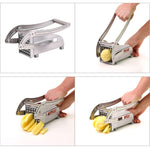 Cippatrice in acciaio inox per tagliare patate 26cm