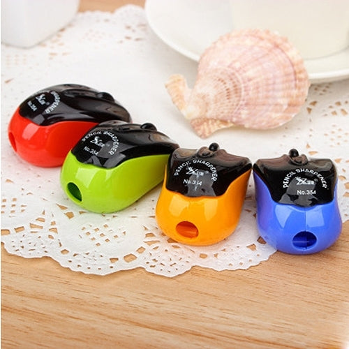 10 pezzi di temperamatite stile mouse creativo macchina meccanica forniture per ufficio di cancelleria scolastica, consegna casuale di colori, Mouse Style