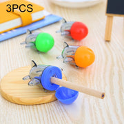 3 PCS creativo carino piccolo stile aeronautico temperamatite macchina meccanica forniture per ufficio di cancelleria scolastica, consegna colore casuale, Aircraft Style