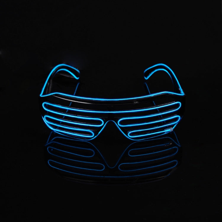 Occhiali luminescenti per spettacolo di danza a fluorescenza LED Occhiali lampeggianti EL con otturatore a due colori, Shutter EL Flashing Glasses