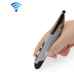 Mouse intelligente wireless portatile in stile penna da 2,4 GHz per PC portatile, Red, Blue, Grey
