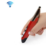 Mouse intelligente wireless portatile in stile penna da 2,4 GHz per PC portatile, Red, Blue, Grey