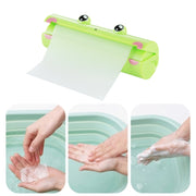 Comodi fogli di sapone profumato per lavaggio a mano con motivo a rana da 1,2 m, consegna a colori casuale, Soap Sheets