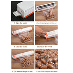 Pellicola sigillante Pellicola in rotolo Pellicola in PP Materiale trasparente Tazza per pellicola sigillante, Vacuum Sealing Machine, EU Plug, US Plug