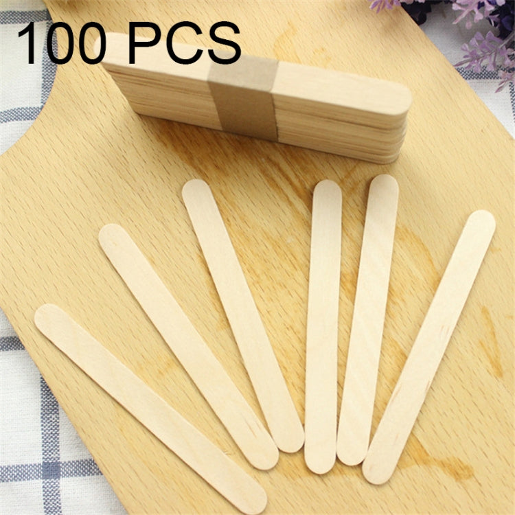 100 spatole in legno da 15 cm per pulire gli strumenti per la cera, bastoncini per gelato, Wipe Wax Tools