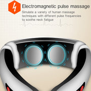 Massaggiatore per il corpo con scosse elettriche a impulsi elettrici per spalle e collo con ricarica USB da 1300 mAh, USB Charging