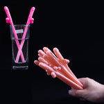 10 Cannucce nere Dicky da 19 cm per sorseggiare