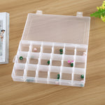 Contenitore organizer in plastica con 36 scomparti grande