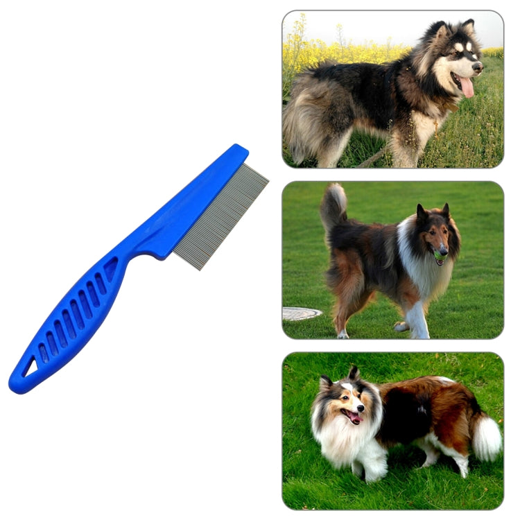 5 pezzi pettini per cani e gatti pettini per rimozione pulci con aghi in acciaio inossidabile a denti fini, lunghezza: 14 cm, Length: 14cm, Blue, Length: 14cm, Purple, Length: 14cm, White