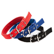 Collari per animali domestici in schiuma di cotone e poliestere, cinturino per animali domestici, collare per cani, gatti, collari per cani, 3,5 cm x 57 cm, 3.5cm x 57cm Black, 3.5cm x 57cm Blue, 3.5cm x 57cm Red