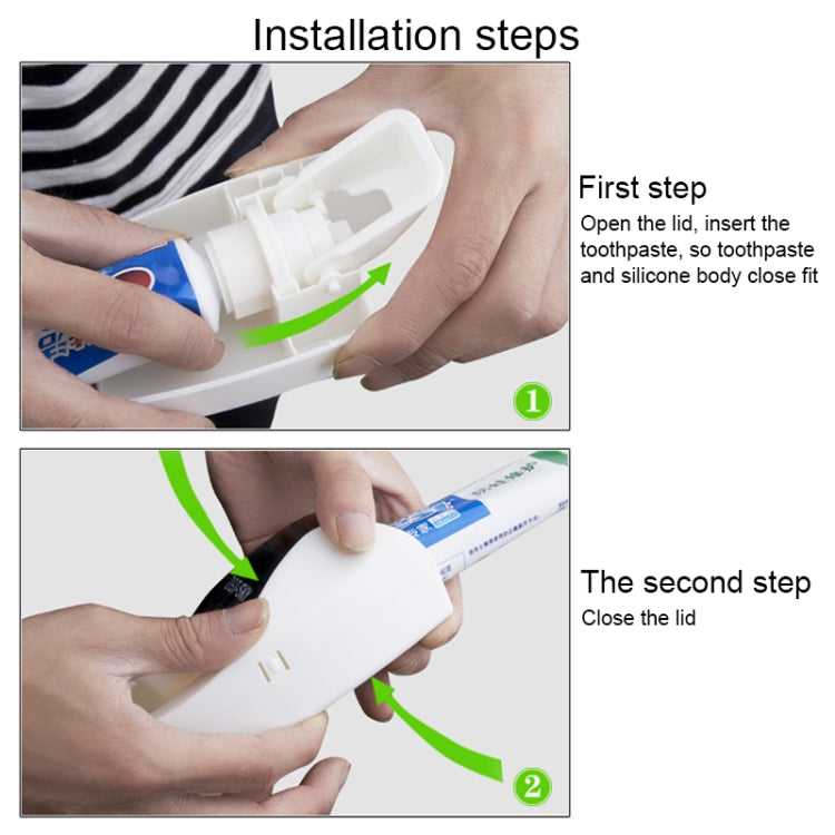 Set dispenser automatico di dentifricio con 5 portaspazzolini