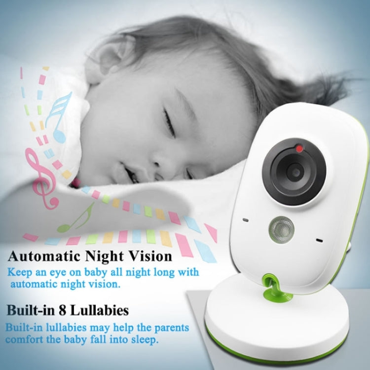 Baby monitor per telecamera di sorveglianza wireless LCD da 2,4 pollici VB602, supporto per conversazione bidirezionale, visione notturna, VB602