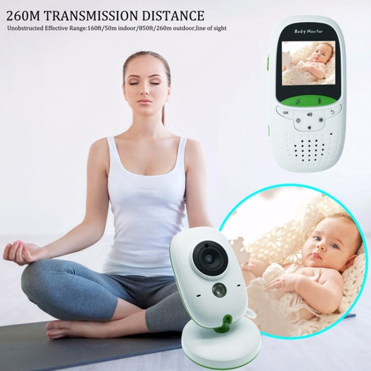 Baby monitor per telecamera di sorveglianza wireless LCD da 2,4 pollici VB602, supporto per conversazione bidirezionale, visione notturna, VB602