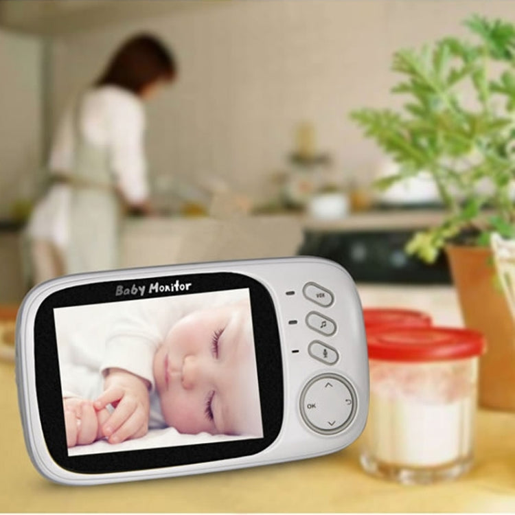 Baby monitor wireless LCD 3,2" con visione notturna e VOX