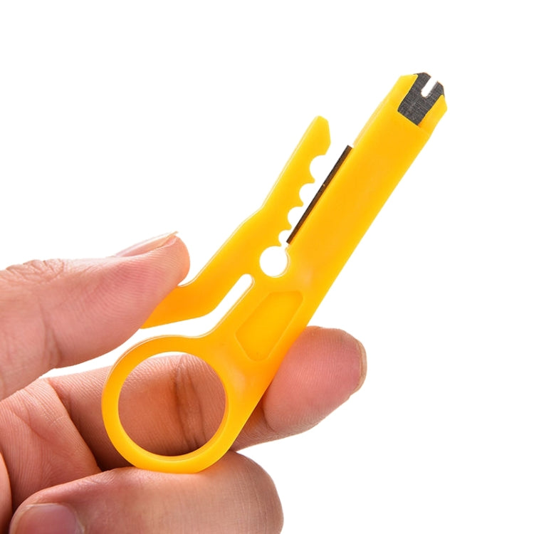 Mini strumento per crimpare cavi da 10 pezzi per cavo di rete RJ45 Cat5, cavo telefonico dati, cavo UTP per computer, 10 PCS
