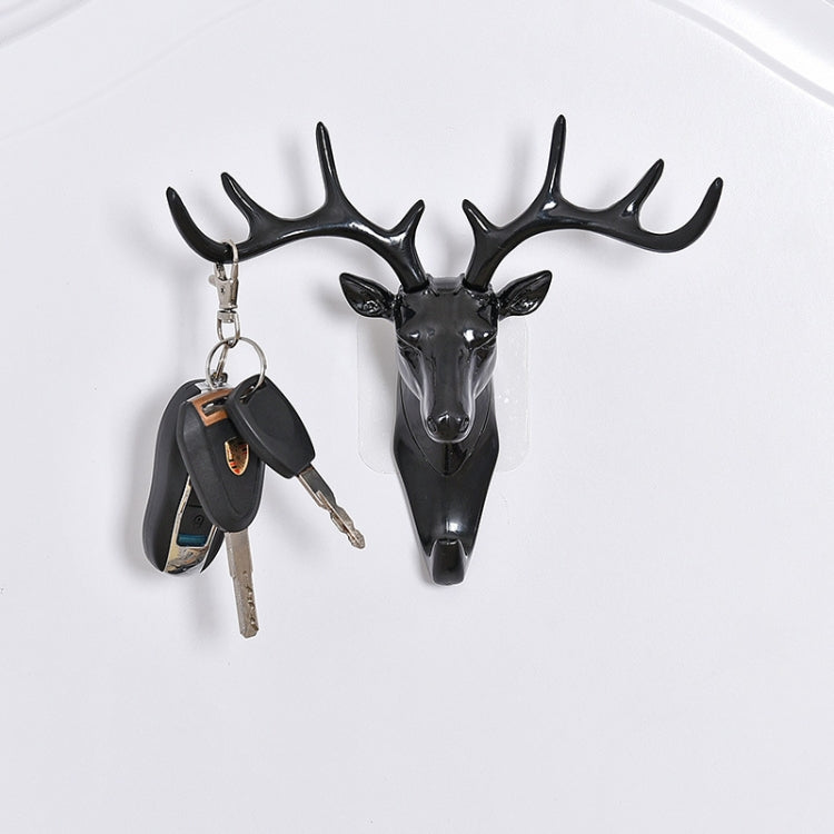 Creativo tridimensionale multifunzionale testa di cervo animale decorativo gancio appendiabiti retrò vestiti appesi artigianato creativo per la casa, consegna in stile casuale, Coat Hook