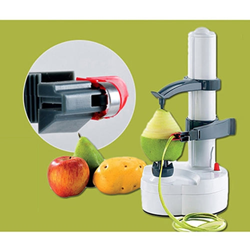 Pelapatate automatico multifunzione per frutta e verdura elettrica in acciaio inossidabile, Dry Battery