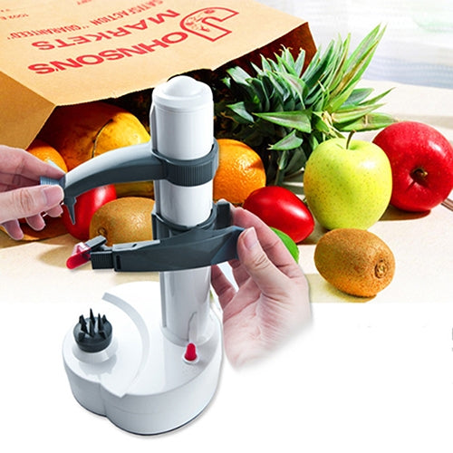 Pelapatate automatico multifunzione per frutta e verdura elettrica in acciaio inossidabile, Dry Battery