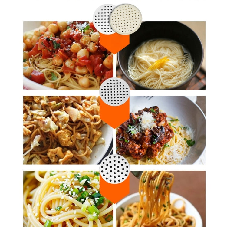 Macchina per noodle con impugnatura manuale in acciaio inossidabile di piccole dimensioni a 4 stampi per uso domestico, 4 Molds