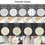 Macchina per noodle con impugnatura manuale in acciaio inossidabile di piccole dimensioni a 5 stampi per uso domestico, 5 Molds