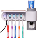 Dispenser automatico di dentifricio Portaoggetti per sterilizzatore per spazzolino UV ultravioletto dentale