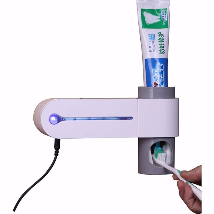 Dispenser automatico di dentifricio Portaoggetti per sterilizzatore per spazzolino UV ultravioletto dentale