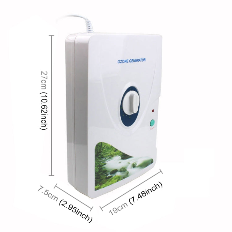 Sterilizzatore detergente per generatore di ozono 600MG per frutta e verdura, US Plug, EU Plug