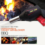 Ventilatore portatile per barbecue da esterno. Ventilatore manuale per barbecue a pressione manuale