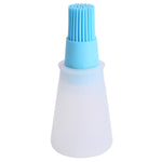 Bottiglia olio con spazzola in silicone da cucina 70 ml