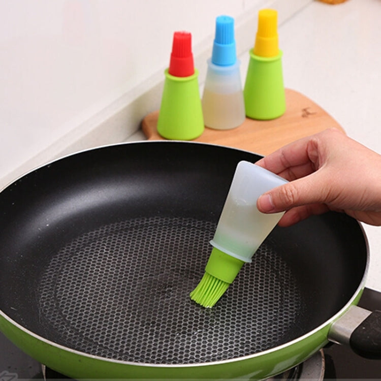 Bottiglia olio con spazzola in silicone da cucina 70 ml