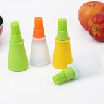 Bottiglia olio con spazzola in silicone da cucina 70 ml