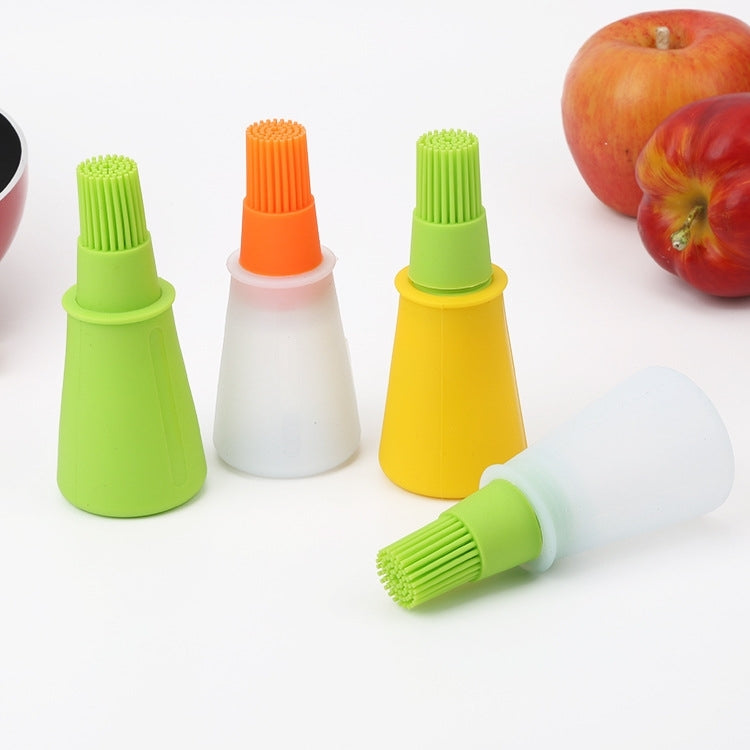 Bottiglia olio con spazzola in silicone da cucina 70 ml