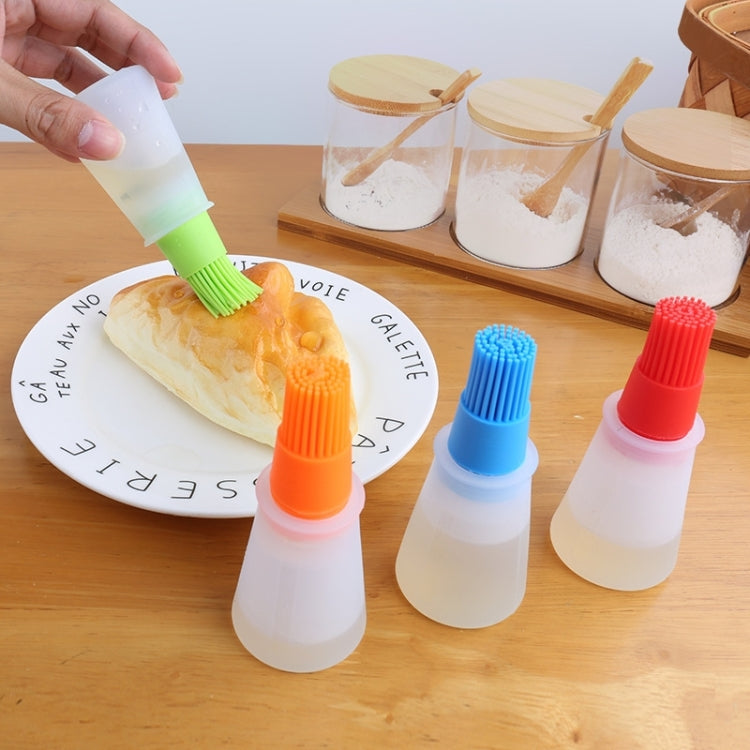 Bottiglia olio con spazzola in silicone da cucina 70 ml